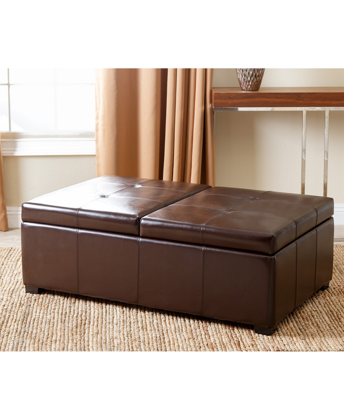 Drake Double-Flip Storage Ottoman