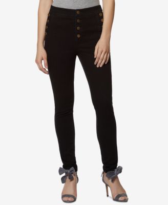 Avec Les Filles - High-Waisted Sailor Skinny Jeans