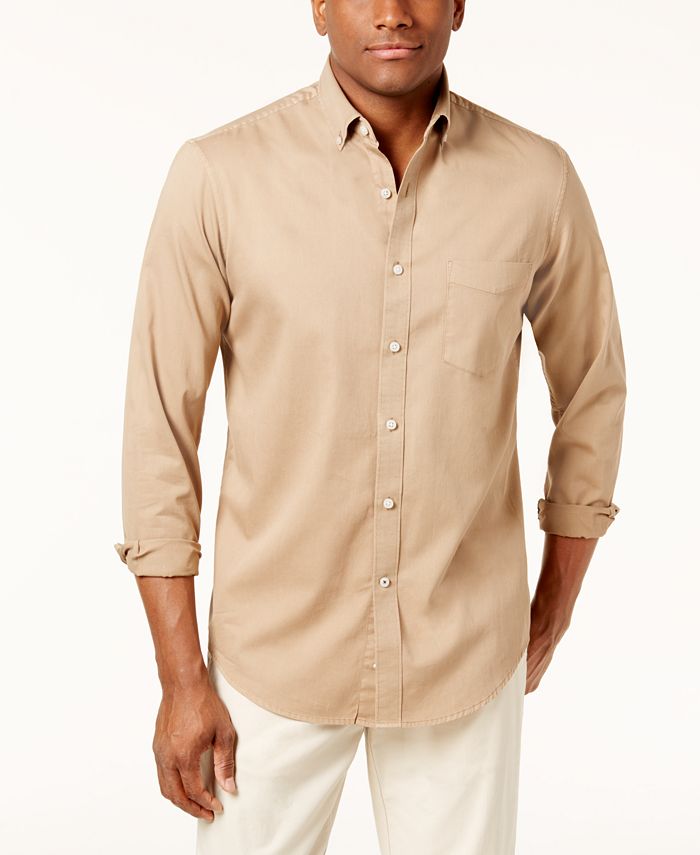 Club Room Men's Adams Solid Shirt, Created for Macy's - Macy's