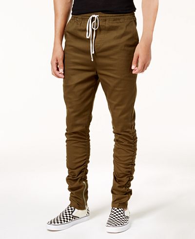 mens zip joggers