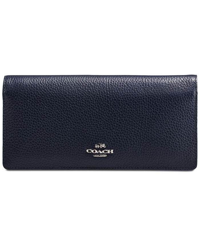 COACH Slim Wallet in Edgestain Leather Macy's