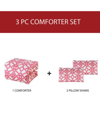 Hallmart Collectibles Manton 3-Pc. Full/Queen Comforter Set