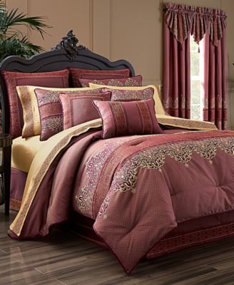 J Queen New York Ellington Red Comforter Sets - Bedding Collections - Bed & Bath - Macy&#39;s