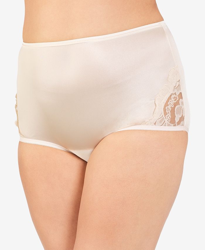 Vanity Fair Perfectly Yours® Lace Nouveau Nylon Brief Underwear 13001,  extended sizes available - Macy's