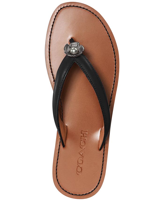 COACH Tea Rose FlipFlops Macy's