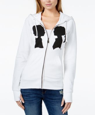 BOY MEETS GIRL. - Cotton Coco Logo-Print Hoodie Sweatshirt