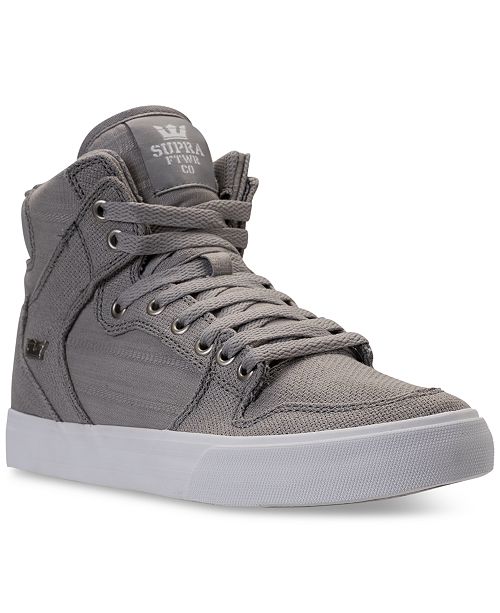 Supra Men S Vaider Casual Skate High Top Sneakers From Finish Line