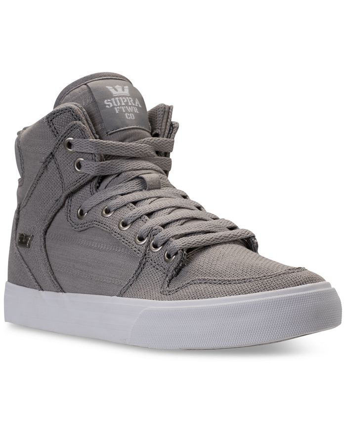 SUPRA Men's Vaider Casual Skate High Top Sneakers from Finish Line - Macy's