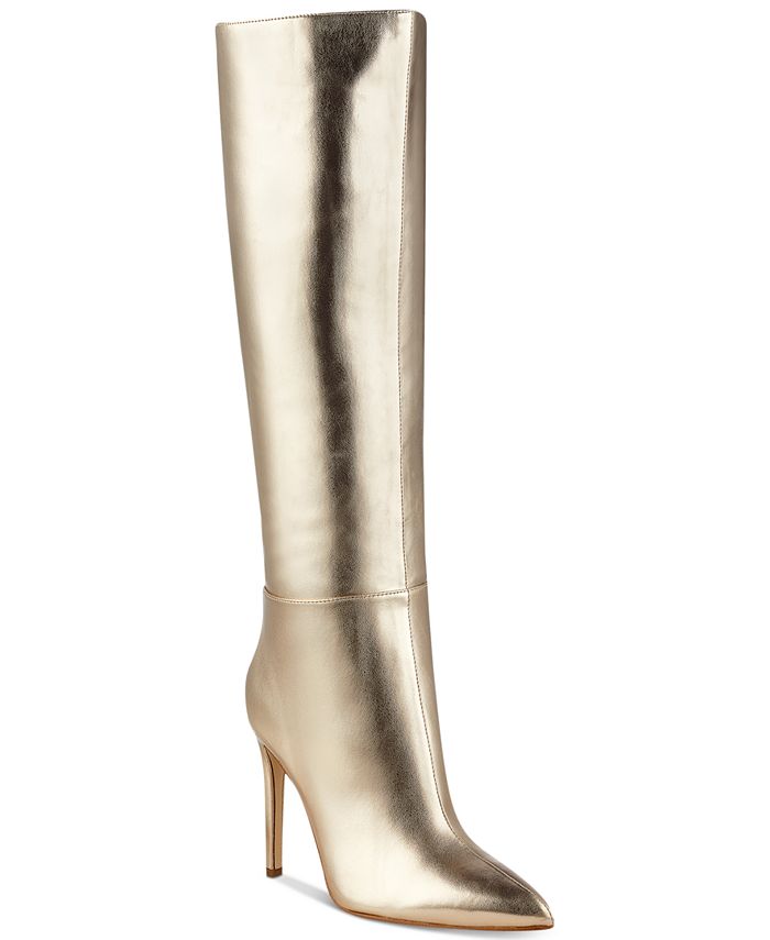 GUESS Women's Lilly Stiletto Dress Boots - Macy's