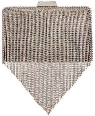 INC International Concepts - Karly Rhinestone Fringe Mini Clutch
