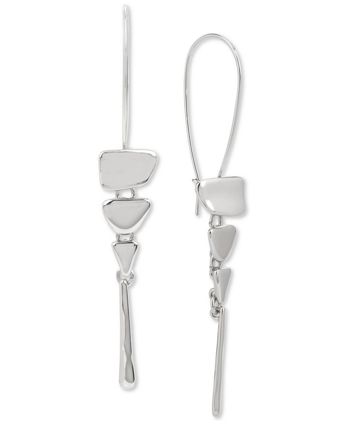 Robert Lee Morris Soho Gold-Tone U-Shape Sculptural Drop Earrings - Macy's