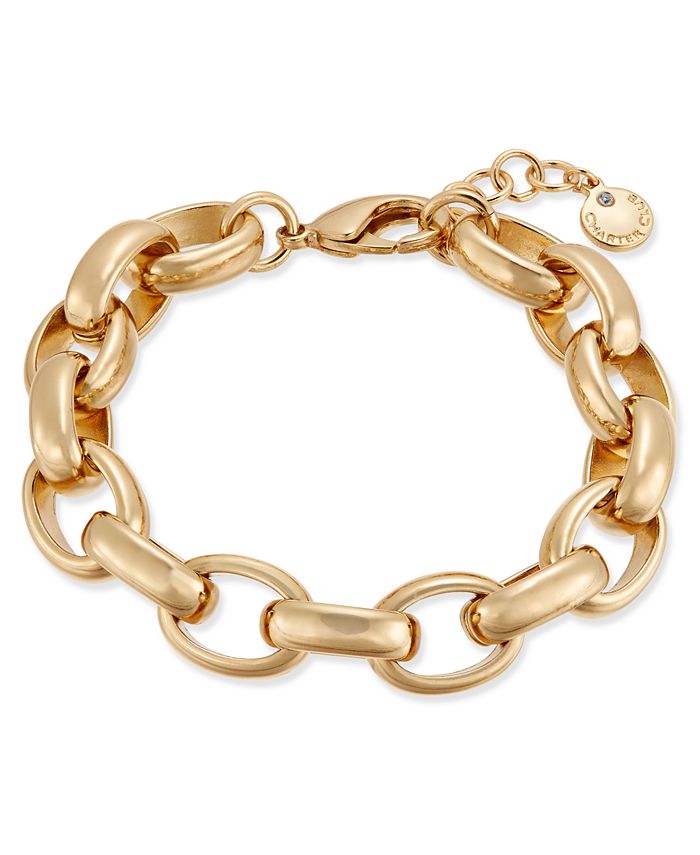 Charter Club Gold-Tone Large Link Bracelet, Created for Macy's - Macy's