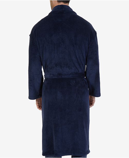 Nautica Men's Plush Robe & Reviews Pajamas, Lounge & Sleepwear Men