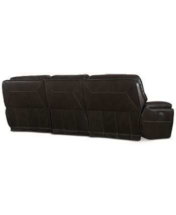 Summerbridge leather deals sectional