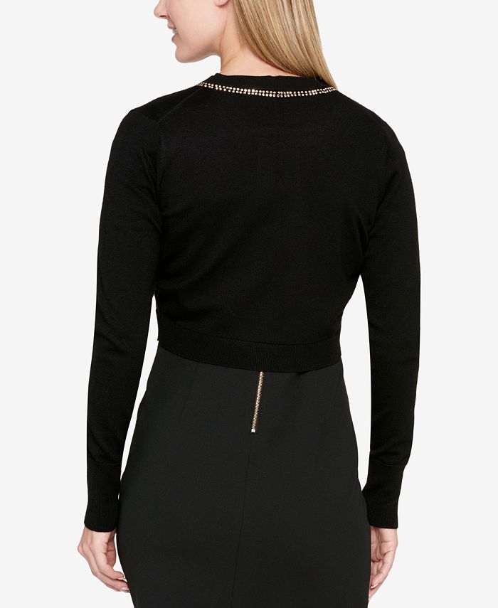 Tommy Hilfiger Studded Cropped Shrug Macy's