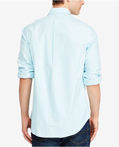 Polo Ralph Lauren Men's Classic Fit Long Sleeve Solid Oxford Shirt ...