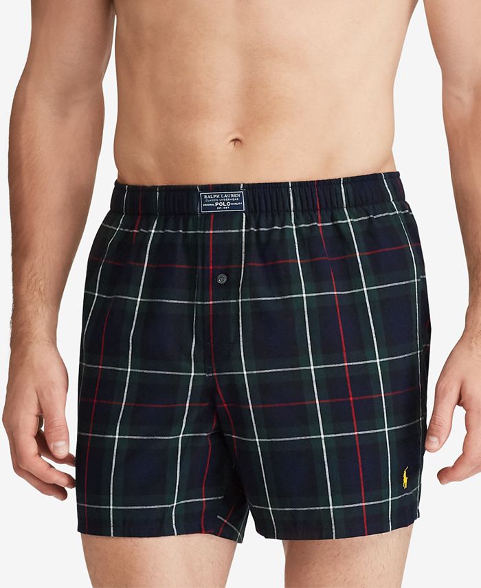Polo Ralph Lauren Men's Woven Boxers - Macy's