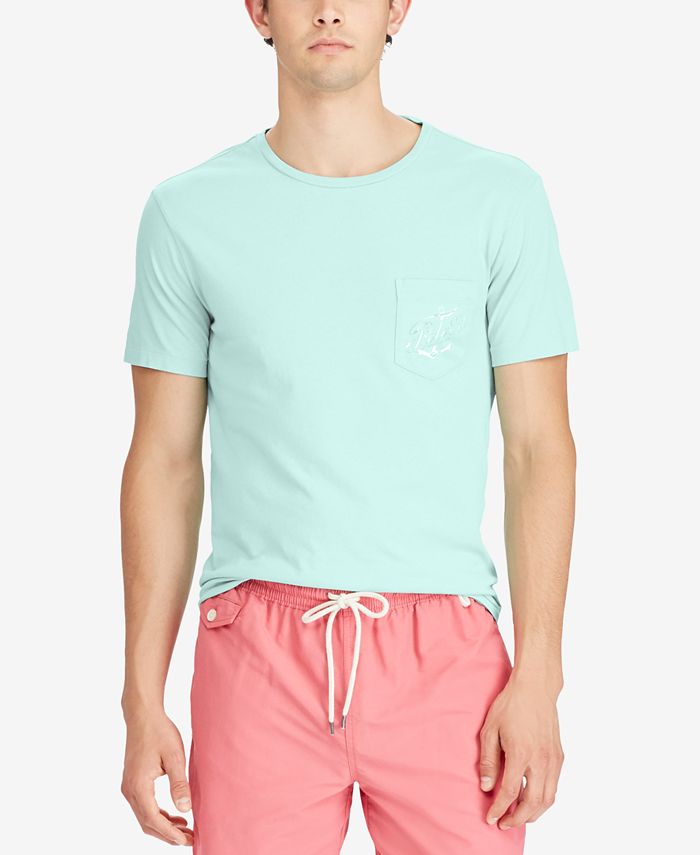Polo Ralph Lauren Men's Custom Slim Fit T-Shirt & Reviews - T-Shirts ...