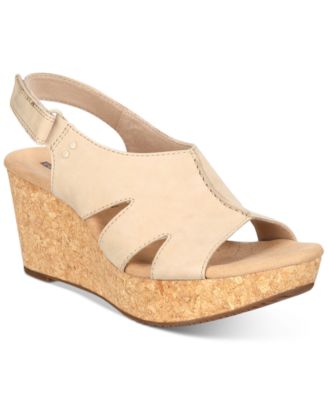 clarks collection wedge sandals