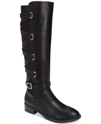 Thalia Sodi Womens Veronika Tall Riding Boots Black Size 6 5 M