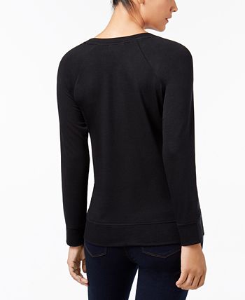 Style Co Petite Embroidered Sweatshirt Created for Macy s Macy s