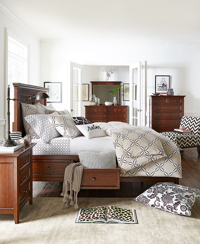 Furniture Matteo Storage Platform Bedroom Furniture Collection, Created