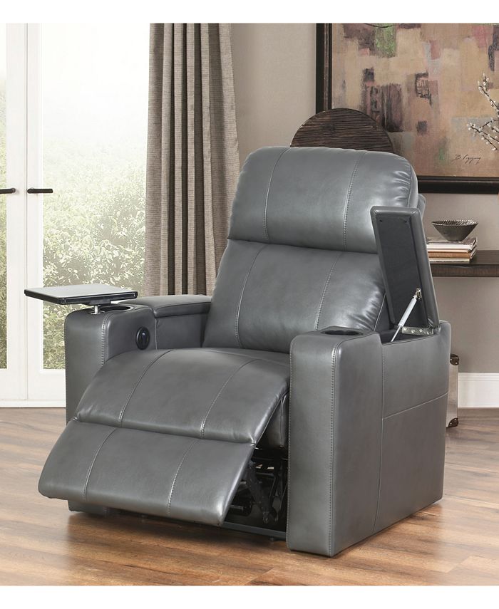 Abbyson Living Thomas Power Faux Leather Recliner & Reviews Furniture