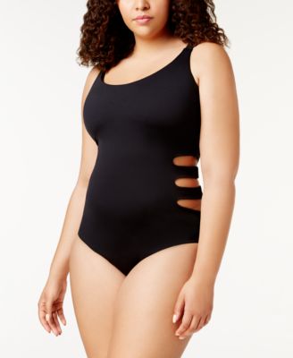 Becca ETC Plus Size Reversible One-Piece Swimsuit