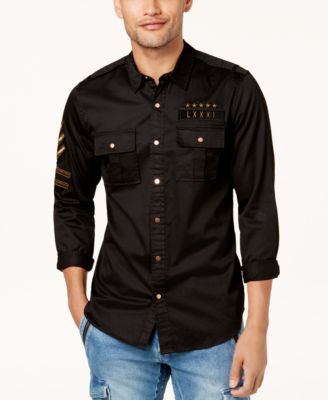 guess slim fit shirts