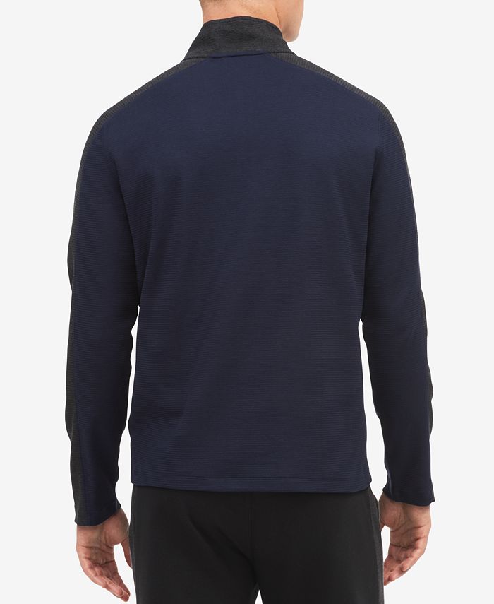 Calvin Klein Men's Colorblocked QuarterZip Sweater Macy's