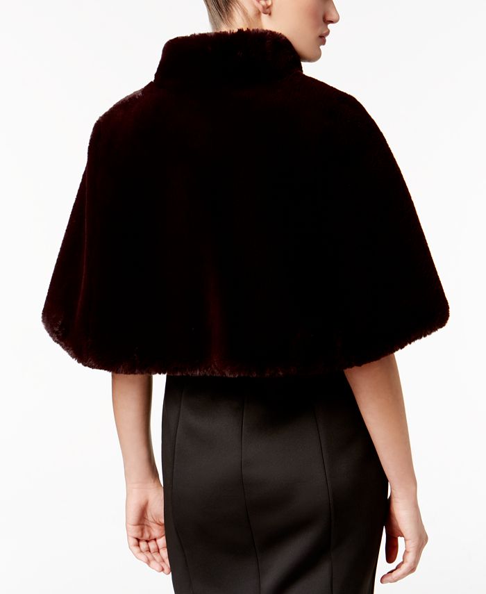 Betsey johnson fur cape outlet