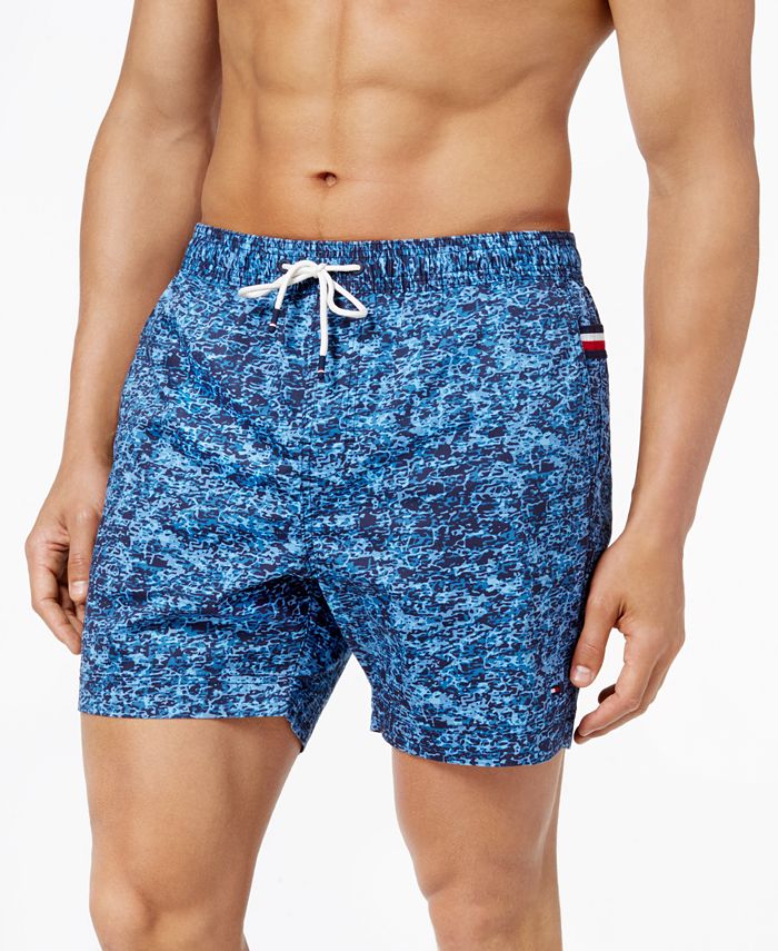Tommy Hilfiger Men's Bluerock Printed Swim Trunks, Created for Macy's