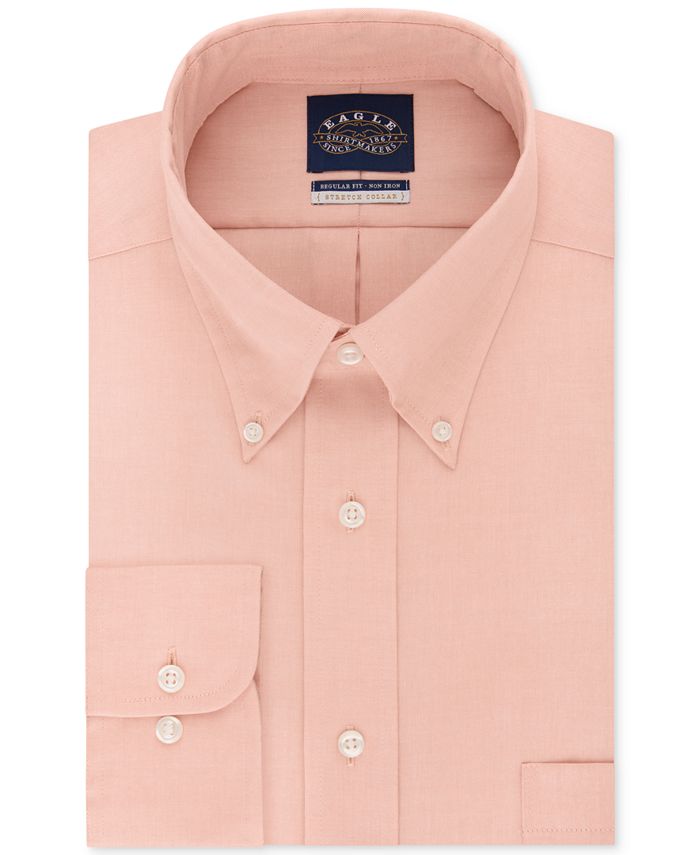 Eagle Men's ClassicFit Stretch Collar NonIron Solid Dress Shirt Macy's