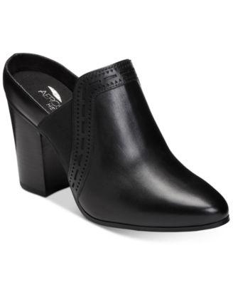 aerosoles mules black