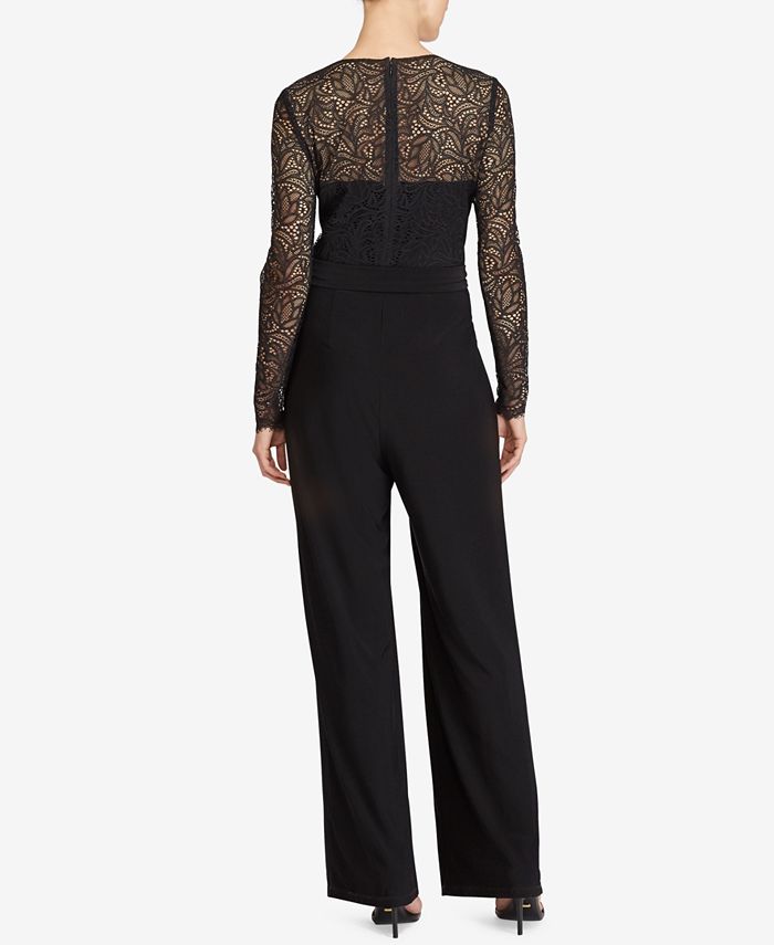 Ralph lauren lace hotsell bodice jumpsuit