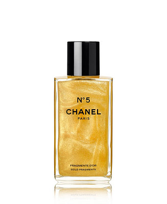 chanel shimmering body oil