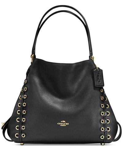 COACH Edie Medium Shoulder Bag - Handbags & Accessories - Macy&#39;s