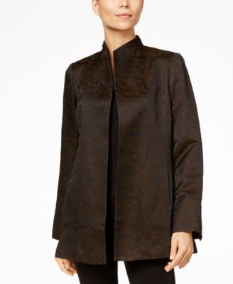 Eileen Fisher - High-Collar Jacket, Regular & Petite