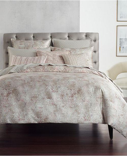 Hotel Collection Speckle Cotton Printed Full Queen Duvet Cover