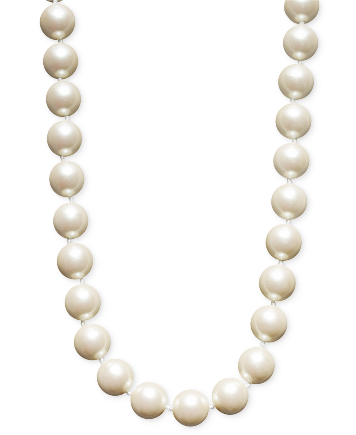 Imitation 14mm Pearl Collar Necklace, Created for Macy's - White