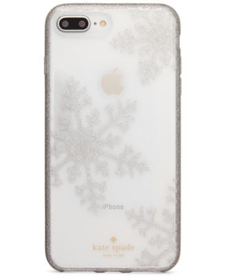 kate spade new york - Glitter Snowflakes iPhone 8 Plus Case