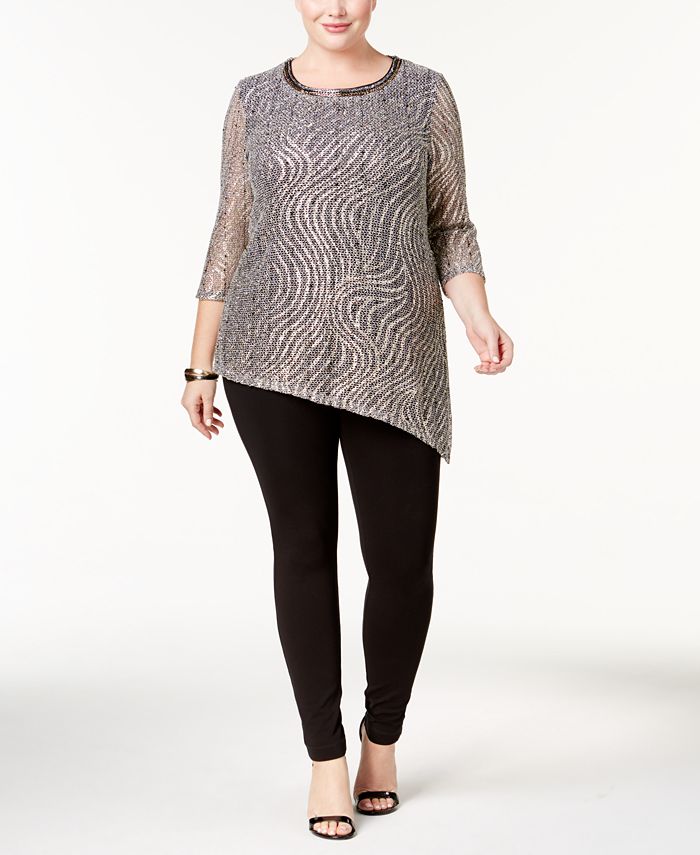 macy's asymmetrical tops