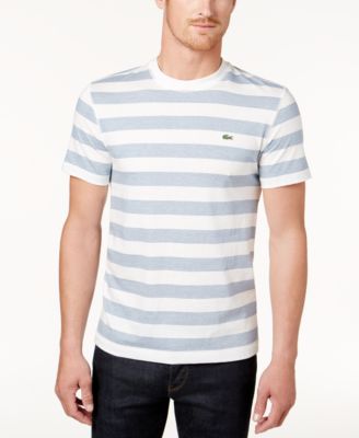 lacoste striped tee