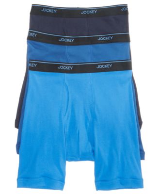 Jockey - Men's 3-Pk. Cotton Midway Boxer Briefs