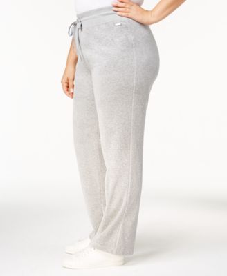 Calvin Klein - Plus Size Velour Pants