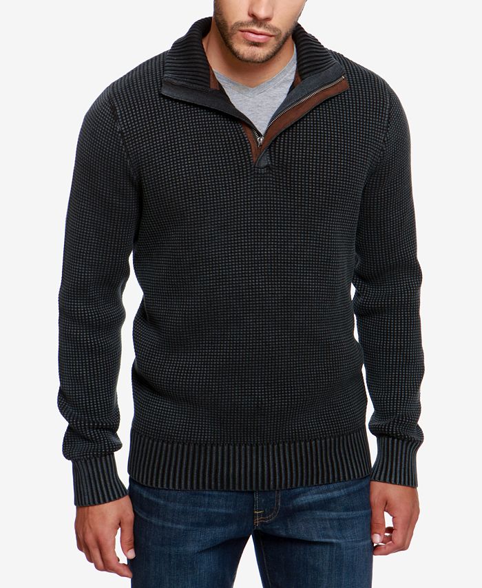 Lucky Brand Men's Quarter-Zip Sweater - Macy's