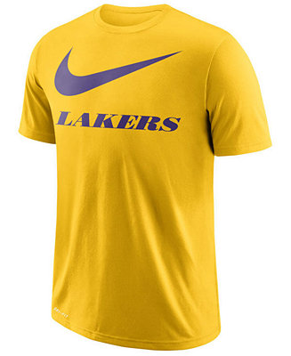 Nike Men's Los Angeles Lakers Swoosh Legend Team T-Shirt - Macy's