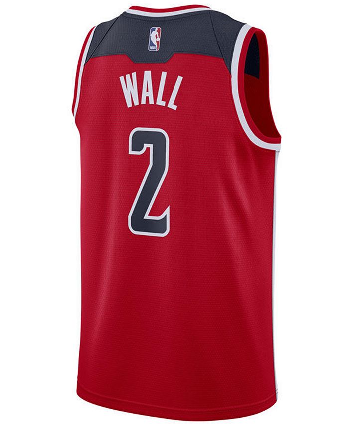 Nike Men's John Wall Washington Wizards Association Swingman Jersey - Macy's