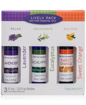SpaRoom 3-Pk. Lively Essential Oils