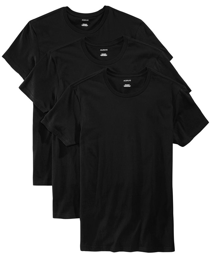 Alfani Men's 3-Pk. Cotton Undershirts, Created for Macy's - Macy's